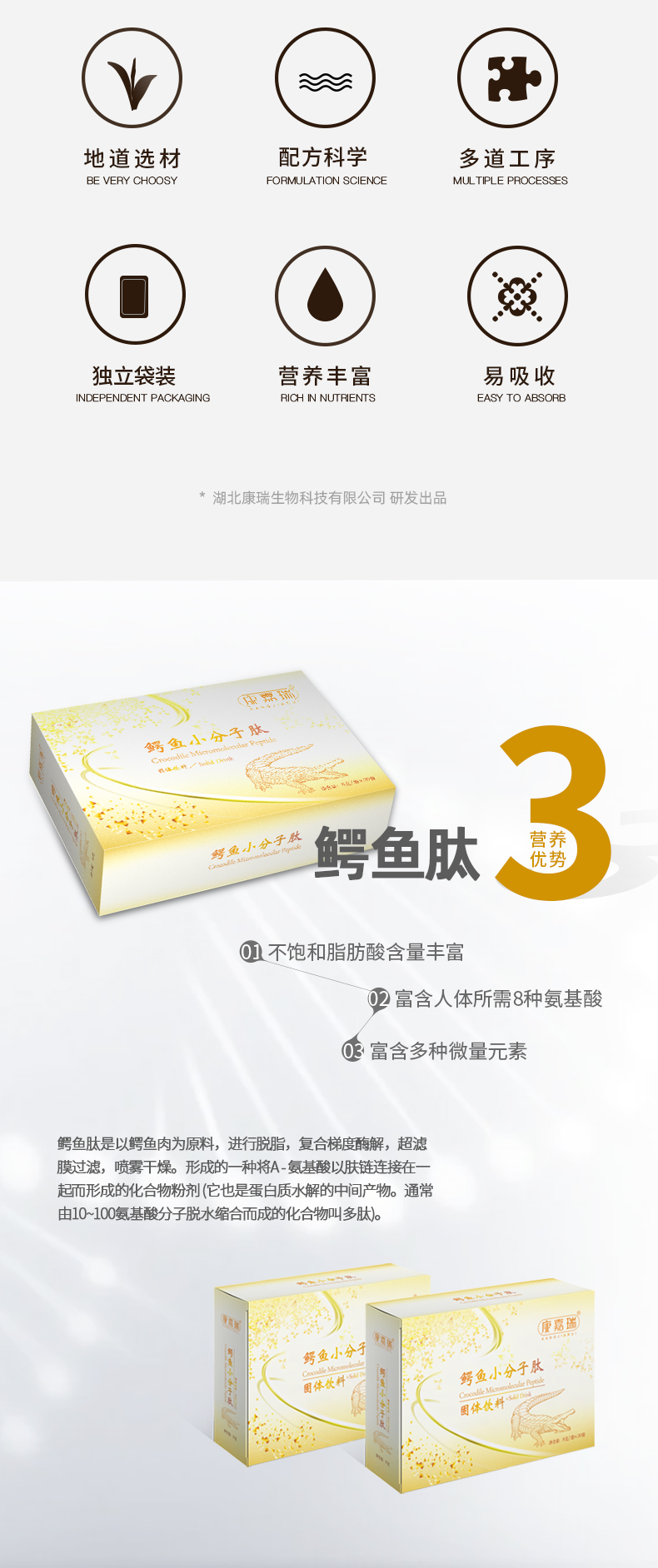 鱷魚(yú)小分子肽固體飲料(圖2)